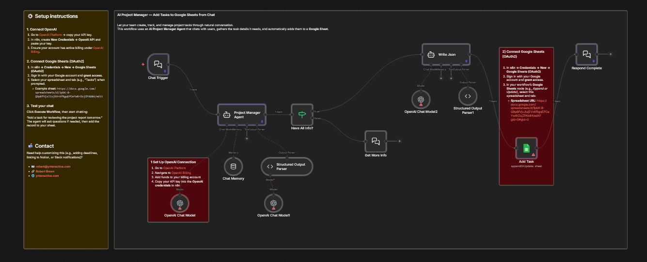 مدير مشاريع ذكي